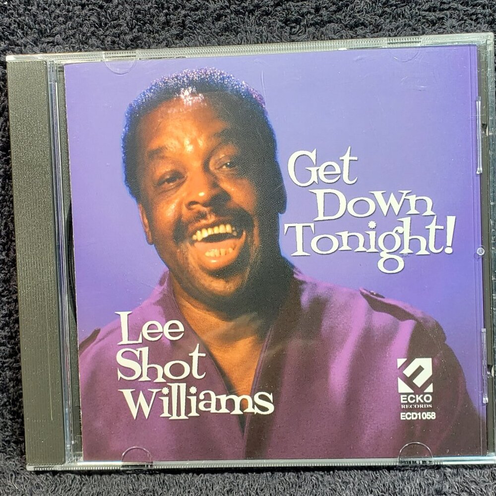 VINTAGE LEE SHOT WILLIAMS..GET DOWN TONIGHT..COMPACT DISC..WITH JUKE JOINT SLIDE